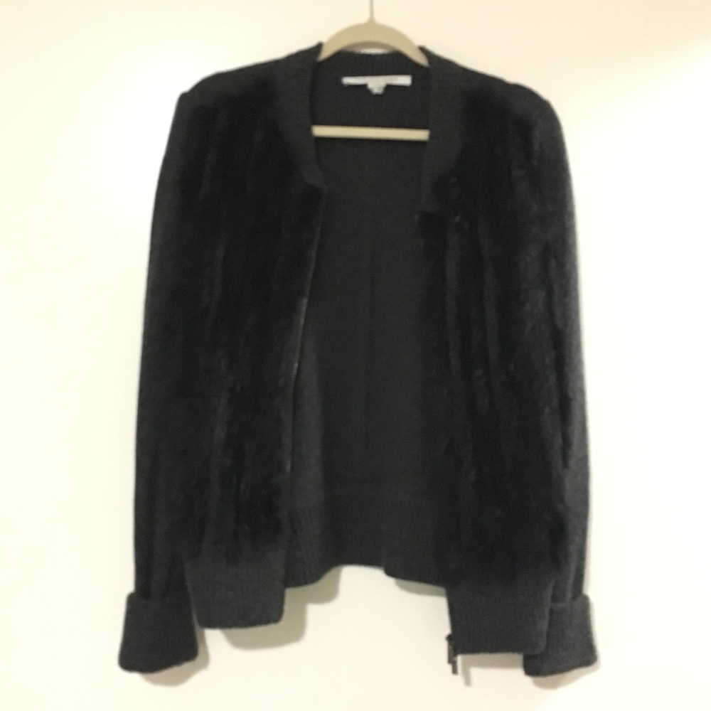 DVF Jacket with Rabbit Fur